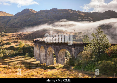 Viaducto de Glenfinnan, Lochaber, Highland, Escocia. UK Foto de stock