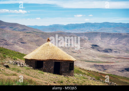 Montañas de verano en Lesotho adoptadas en 2015 Foto de stock