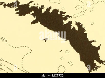 J Amp R X V Y L V Amp S Nvl Lt Un 1 N 33 54 55 40 38 36 34 Fig 2 Grafico Que Muestra El Contorno De La Meseta Submarina