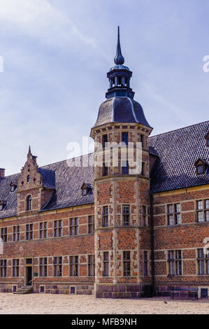 Castillo de Frederiksborg, Hillerod, Dinamarca. Actualmente es el Museo de la historia nacional