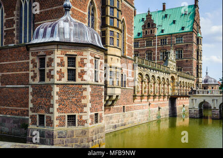 Castillo de Frederiksborg, Hillerod, Dinamarca. Actualmente es el Museo de la historia nacional