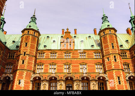 Castillo de Frederiksborg, Hillerod, Dinamarca. Actualmente es el Museo de la historia nacional