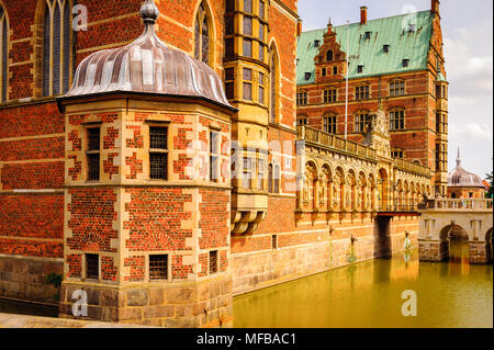 Castillo de Frederiksborg, Hillerod, Dinamarca. Actualmente es el Museo de la historia nacional