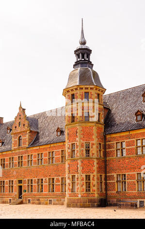 Castillo de Frederiksborg, Hillerod, Dinamarca. Actualmente es el Museo de la historia nacional