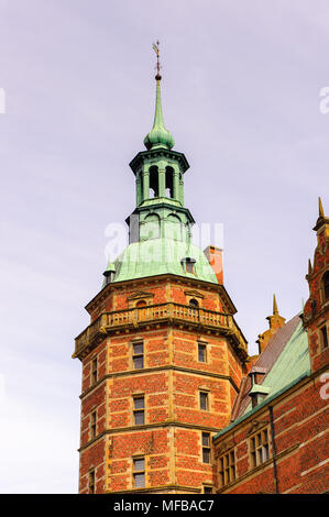 Castillo de Frederiksborg, Hillerod, Dinamarca. Actualmente es el Museo de la historia nacional