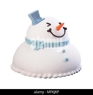 Pastel de Navidad muñeco de nieve pasteles sobre un fondo. las tortas de  navidad sobre un fondo Fotografía de stock - Alamy