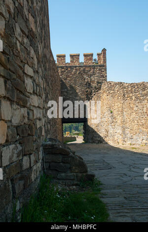 La Fortaleza de Tsarevets, Veliko Tarnovo, Bulgaria Foto de stock