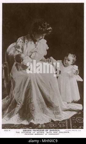 Princesa Margarita de Connaught, Princesa heredera de Suecia Foto de stock