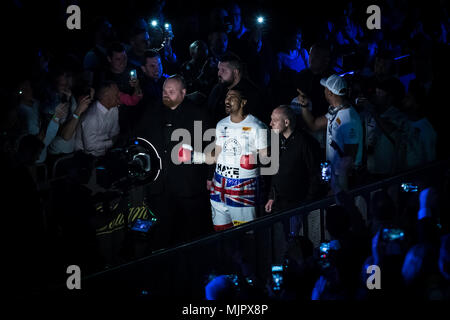 Londres, Reino Unido. 5 de mayo, 2018. Haye vs Bellew heavyweight boxing revancha en el O2. Crédito: Guy Corbishley/Alamy Live News