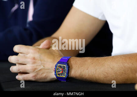 detalle del exclusivo reloj Richard Mille de Fernando Alonso del