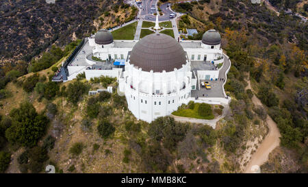 Observatorio Griffith, Los Angeles, California Foto de stock