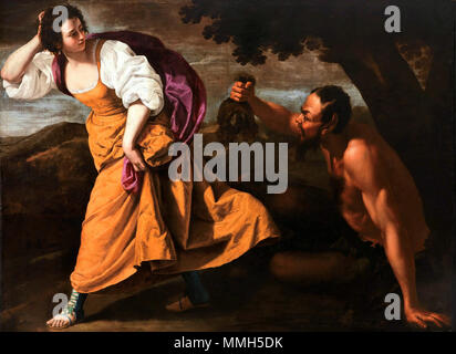 Corisca y el sátiro de Artemisia Gentileschi, pintura barroca italiana