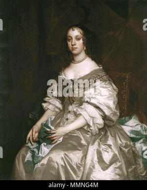. Inglés: Retrato de la reina Catalina de Braganza (1638-1705) Catalina de Braganza (1638-1705). Desde 1663 hasta 1665. Catalina de Braganza - Lely 1663-65 Foto de stock