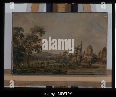 968 Paysage - anonyme - Musée d'art et d'histoire de Saint-Brieuc