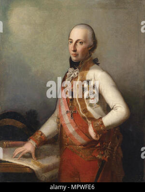 El mariscal de campo al archiduque Carlos de Austria (1771-1847), duque de Teschen, 1802-1804. Foto de stock