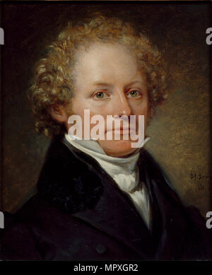 Retrato de Per Daniel Amadeus Atterbom (1790-1855), 1831. Foto de stock