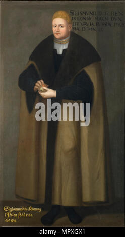 Retrato de Segismundo I de Polonia (1467-1548), 1667. Foto de stock