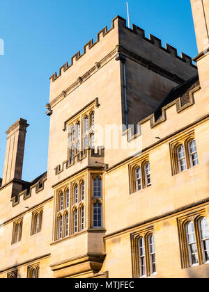 Wadham College, Universidad de Oxford, Oxford, Inglaterra, Reino Unido, GB. Foto de stock