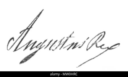 Ingles Firma De Augusto Ii El Fuerte Antes De 1733 Augusto Ii El Fuerte 4 Firma De Augusto Ii El Fuerte Fotografia De Stock Alamy