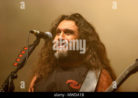 Slayer actuarán en el festival Exit 2005, Novi-Sad (Serbia). Foto de stock