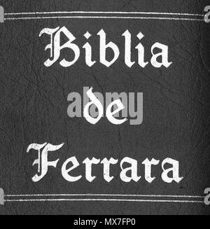 Portada de la Biblia de Ferrara Fotografía de stock - Alamy