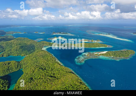 Mikronesien Luftaufnahme von Palau, Asien | Vista aérea de Palau, Micronesia, Asia