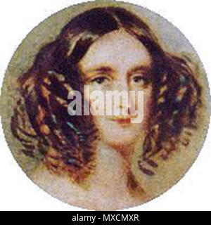 . Inglés: Mary Anne Evans Lewis Disraeli, pintado en 1840 por A. E. Chalon. . Este archivo carece de información sobre el autor. 404 Mary Anne disraeli Foto de stock