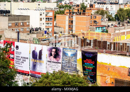 Ciudad de México, Latino Latino Hispano Étnico, Mexicano, Buenavista, vecindario, horizonte urbano de la ciudad, vista aérea, edificios, Foto de stock