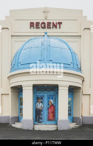 El Regent Cinema tratar, Kent. Actualmente existe un Camapign para re-abrir el cine Foto de stock