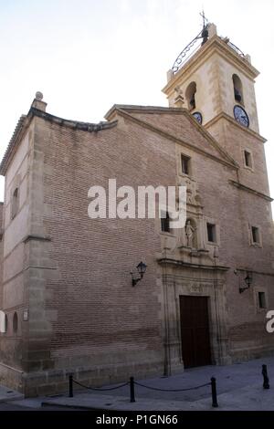 España - La Huerta de Murcia (distrito) - Murcia. Abanilla; Iglesia de San José. Foto de stock