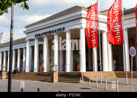 Hessisches Staatstheater Wiesbaden. 31 mai 2018. Foto de stock