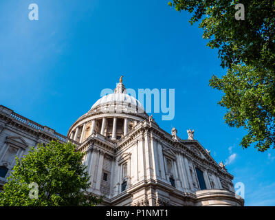 La Catedral de San Pablo, Ciudad de Londres, Inglaterra, Reino Unido, GB.