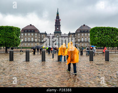 Palacio de Christiansborg en Copenhague, Dinamarca.