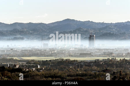 Vista de Turín en el Piamonte