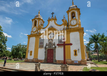 TIRADENTES, MG - 04.01.2016: pontos turisticos TIRADENTES - Igreja Matriz de Santo Antônio. (Foto: Celso Pupo / Fotoarena)