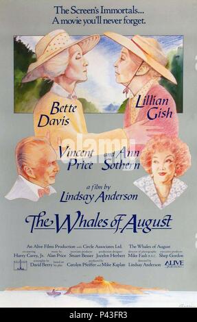 El título original de la película las ballenas de agosto. Título en