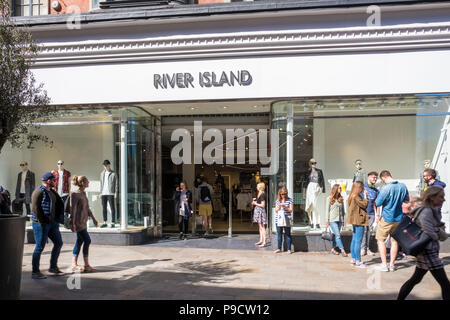 River Island tienda, Grafton Street, Dublin, Irlanda, Europa