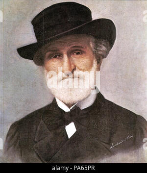 712 Giuseppe Verdi, retrato por el Bice Lombardini