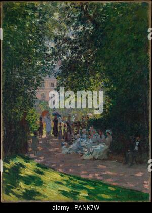 Claude Monet Pintura una vista de parque Monceau 