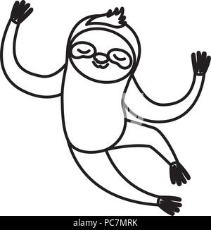 Wild sloth icono de animal