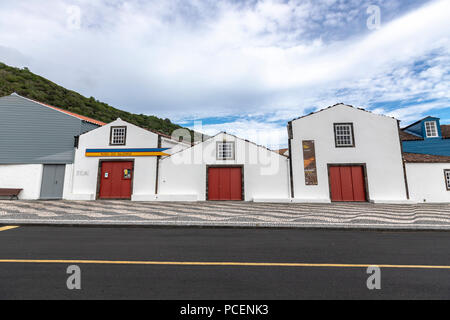 Museu dos Baleeiros, Whaler's Museum, Lajes do Pico, Pico island, Azores, Portugal Foto de stock