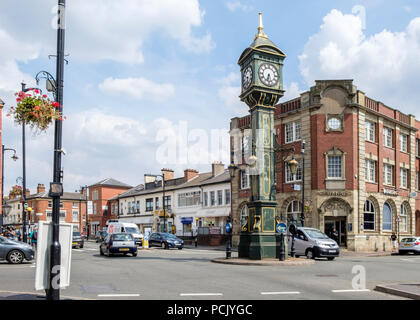 El Chamberlain Reloj en Birmingham del Jewellery Quarter, Birmingham, Inglaterra, Reino Unido. Foto de stock