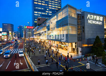 La isla de Japón, Honshu, Kanto, Tokio, el distrito Shinjuku. Foto de stock