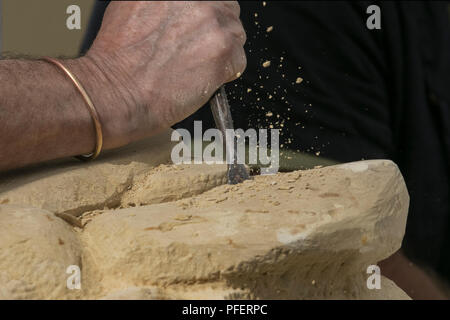 Herramienta, hierro, escultor, albañil, cincel, trineos, martillo,  martillo, bodegón Fotografía de stock - Alamy