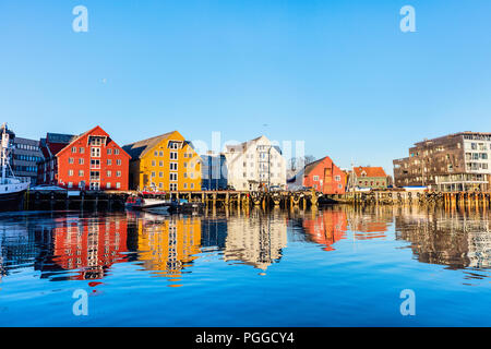 Hermosa ciudad de Tromso, en el norte de Noruega.