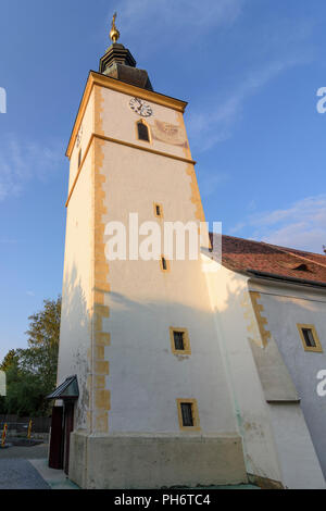 Pfaffstätten: iglesia, Wienerwald, bosques de Viena, Niederösterreich, Baja Austria, Austria Foto de stock