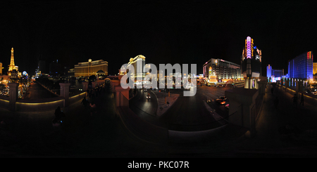 Vista panorámica en 360 grados de Las Vegas