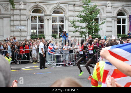 Maratón de Juegos Olímpicos de Londres 2012 Foto de stock