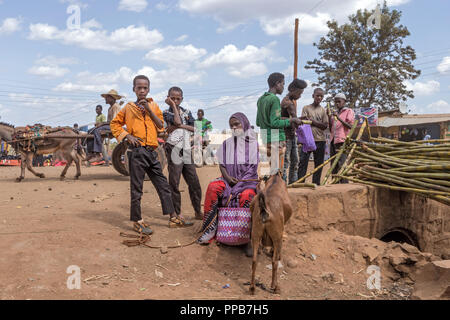 Dolo mercado Mena, en la región de Oromia, Etiopía Foto de stock