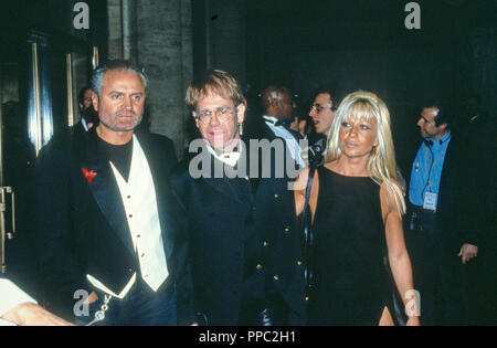 Gianni Versace Elton John Donatella Versace GRANATAIMAGES